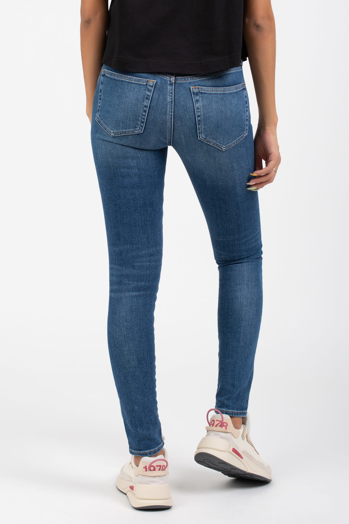 ג'ינס סקיני בגובה מותן בינוני – תמונה 2