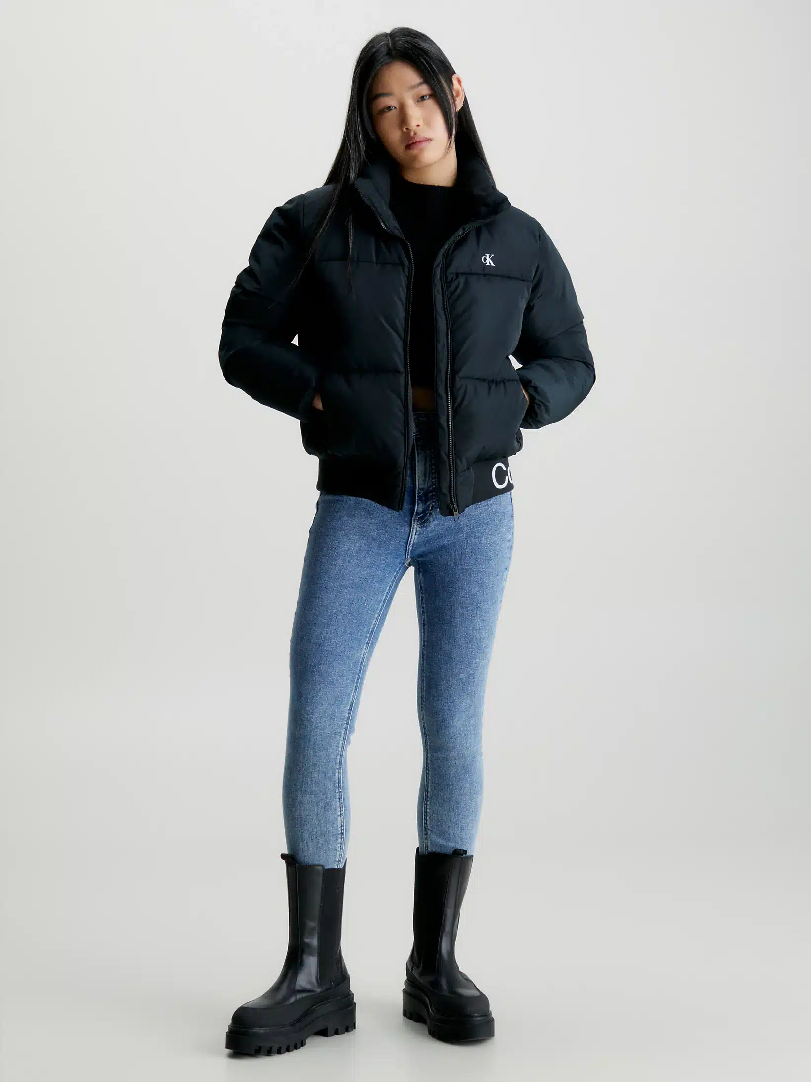 ג'ינס סקיני מותן גבוהה – תמונה 4