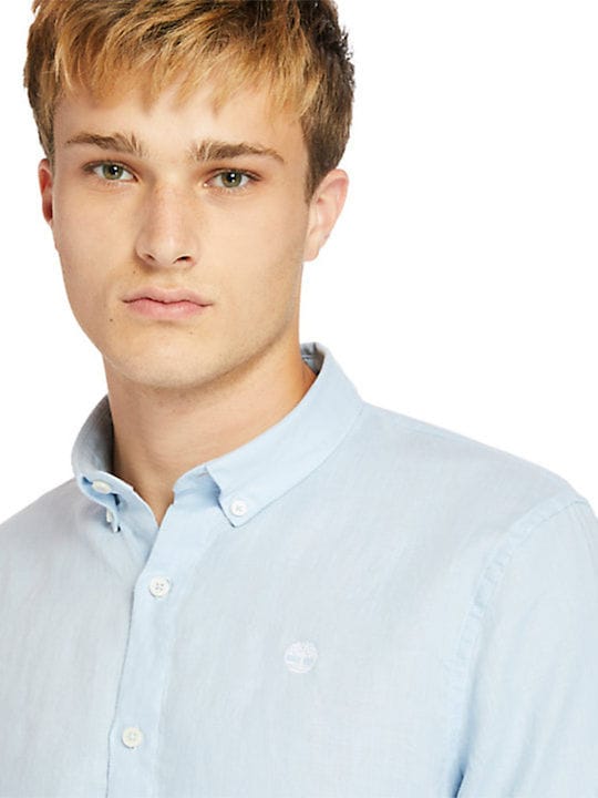 חולצת פשתן מכופתרת – תמונה 4