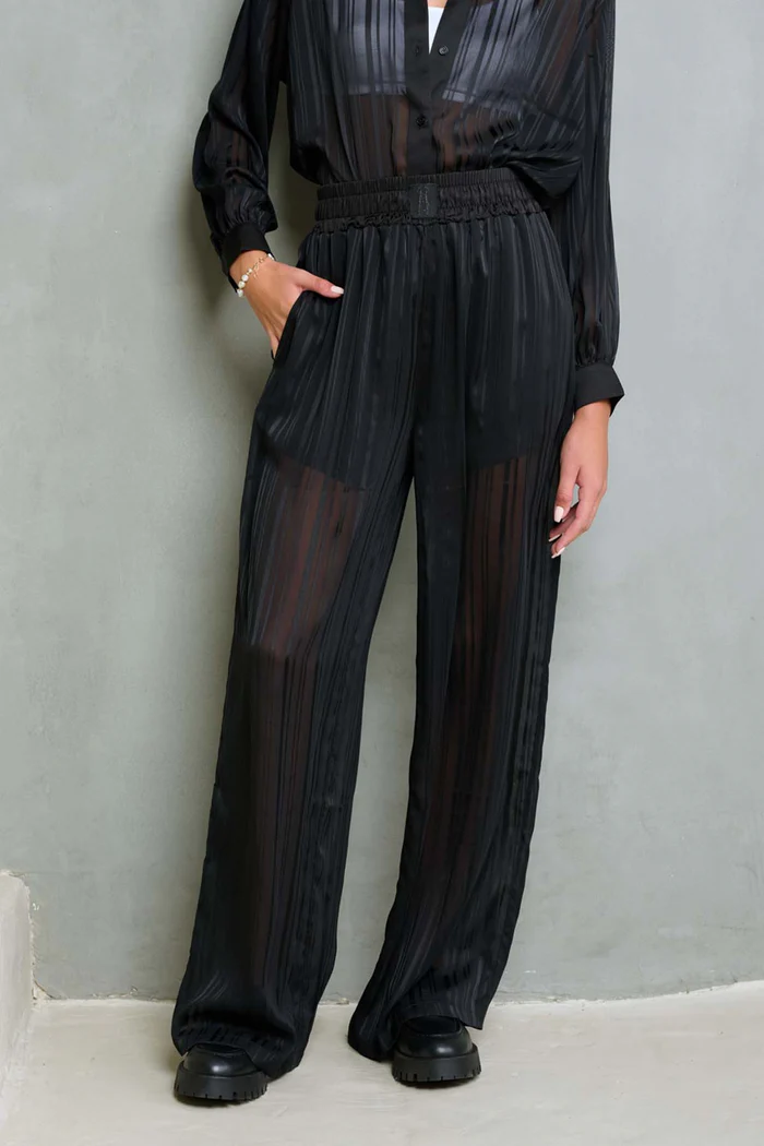 מכנס רחב שקוף