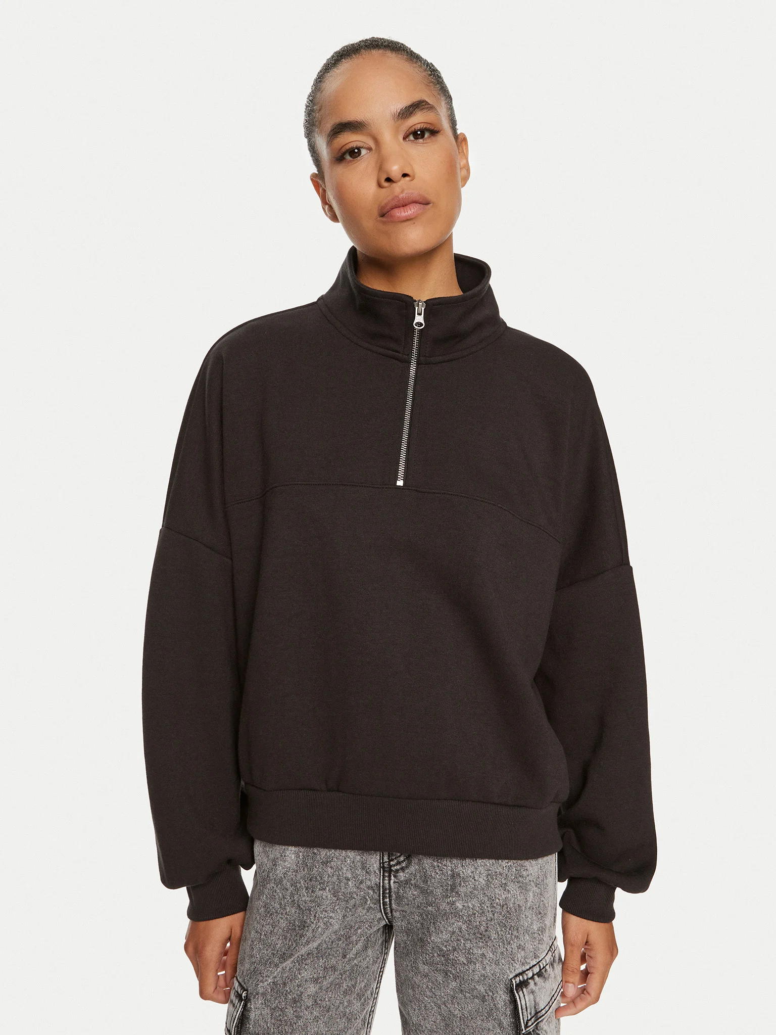 סווטשירט חצי רוכסן