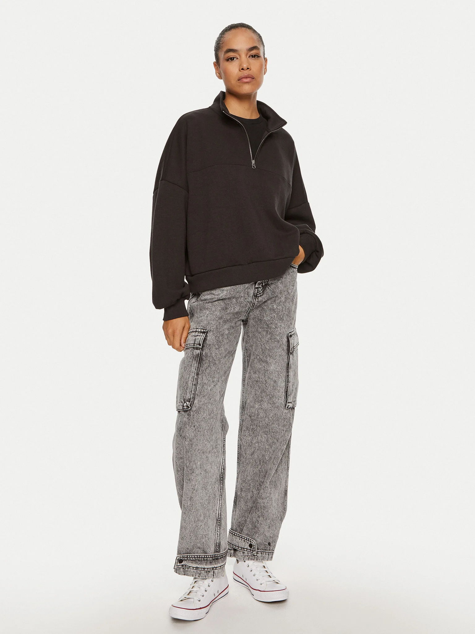 סווטשירט חצי רוכסן – תמונה 4