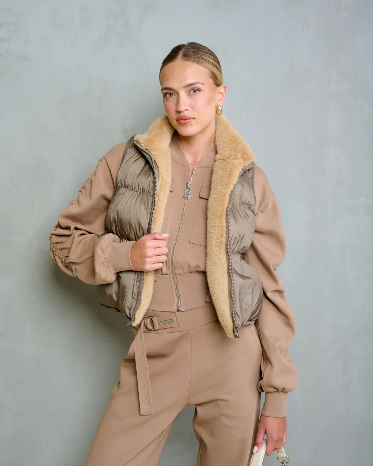 מעיל ווסט דו צדדי