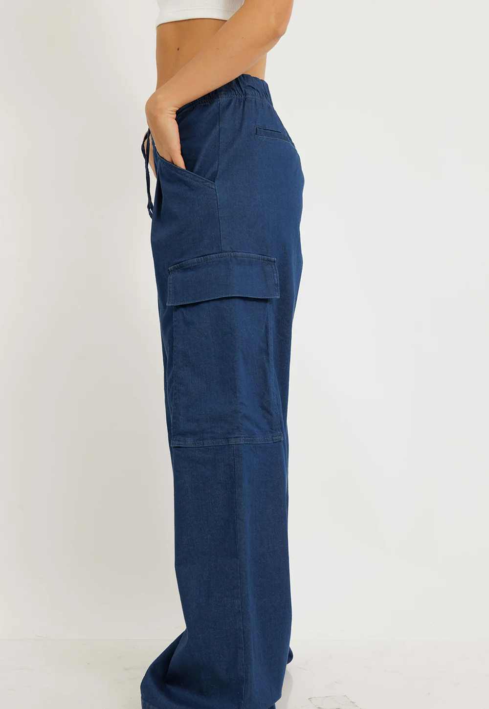 מכנס ג'ינס רחב – תמונה 4