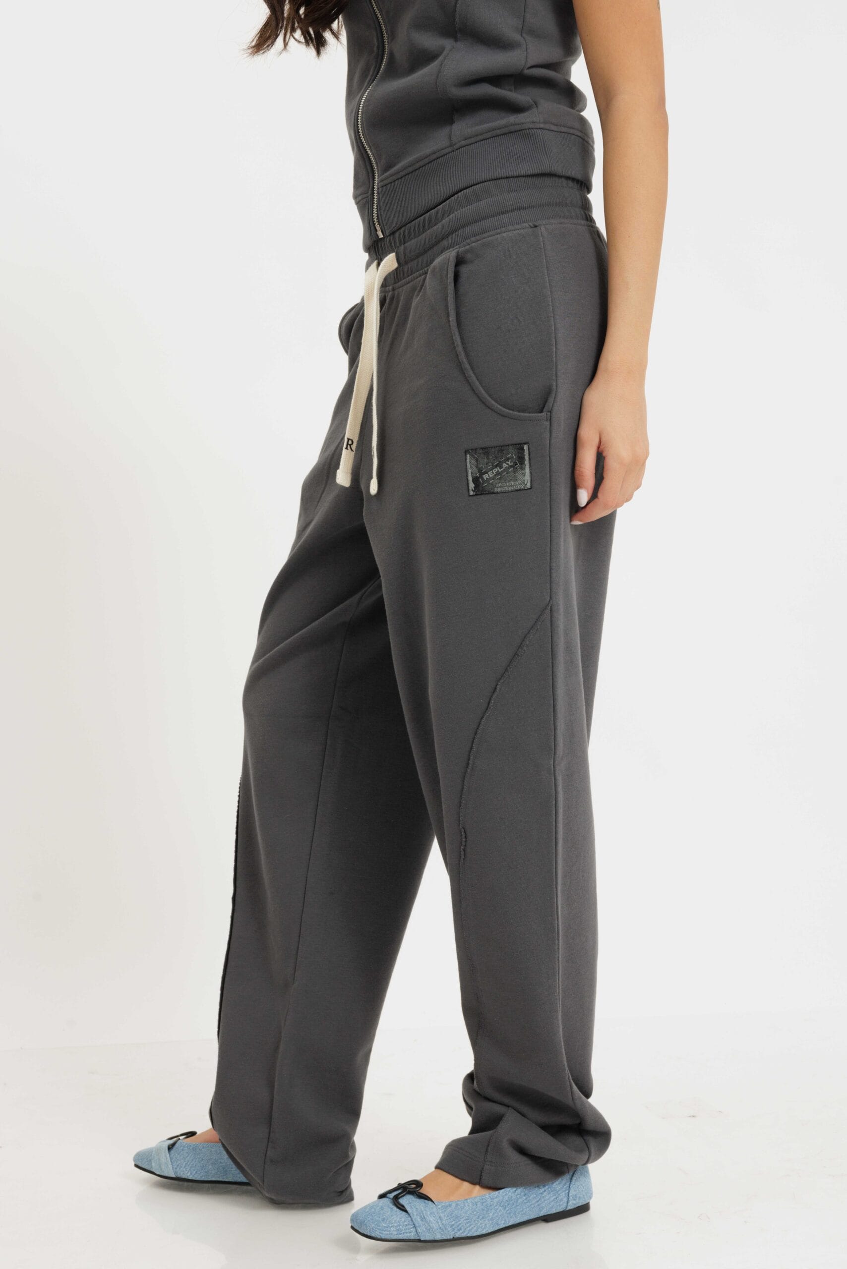 מכנס טרנינג רגל רחבה – תמונה 3