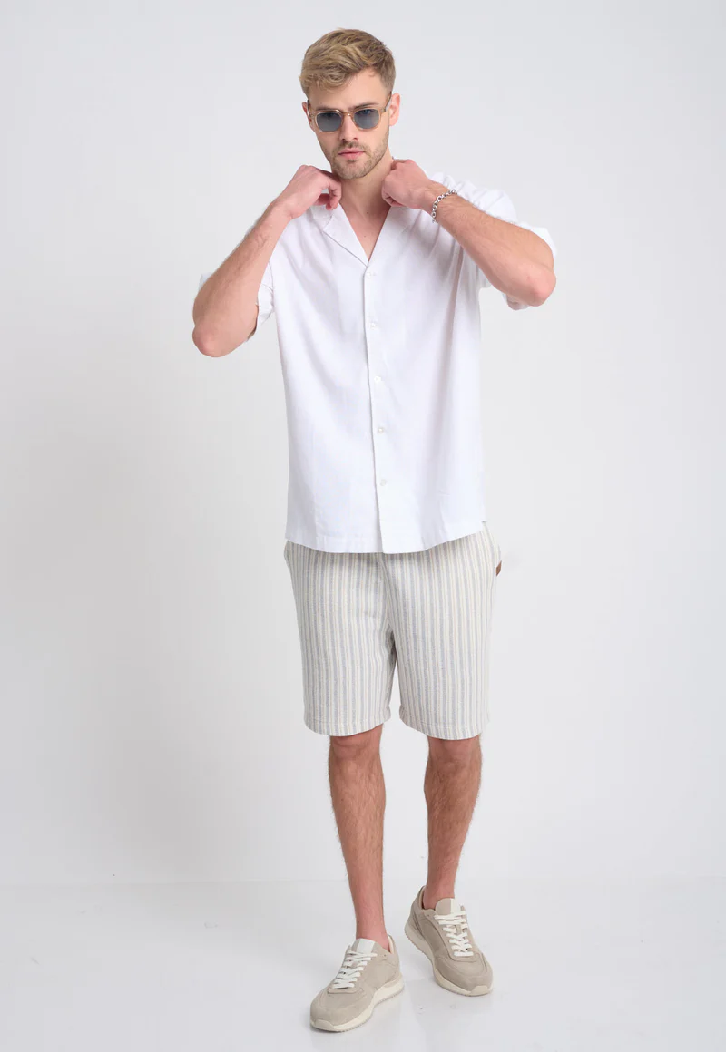 חולצת פשתן מכופתרת – תמונה 6