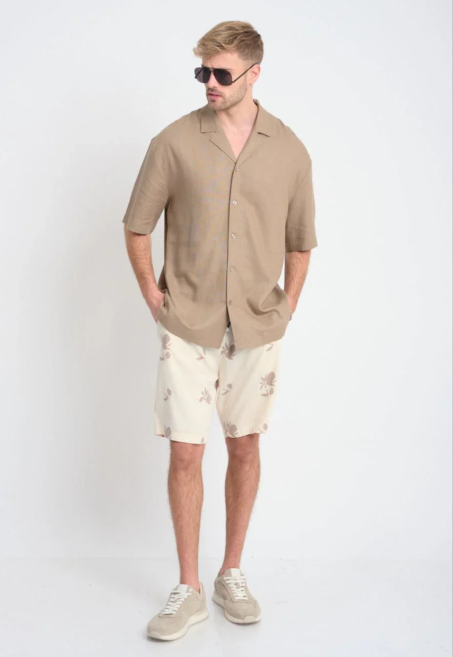 חולצת פשתן מכופתרת – תמונה 3