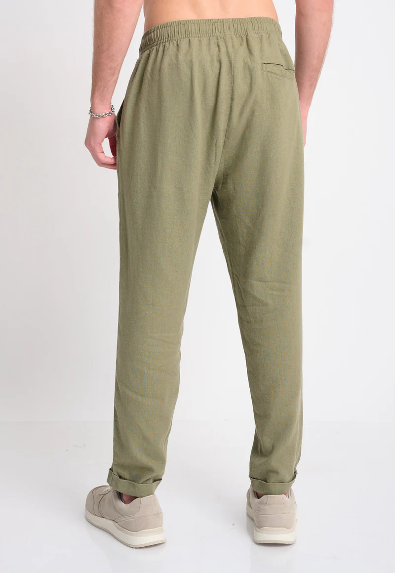 מכנס פשתן ארוך – תמונה 2