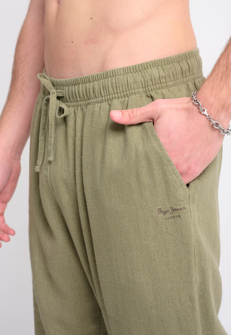 מכנס פשתן ארוך – תמונה 3