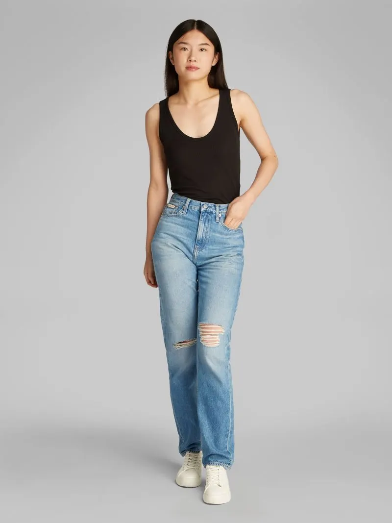 ג'ינס ארוך עם קרעים – תמונה 3