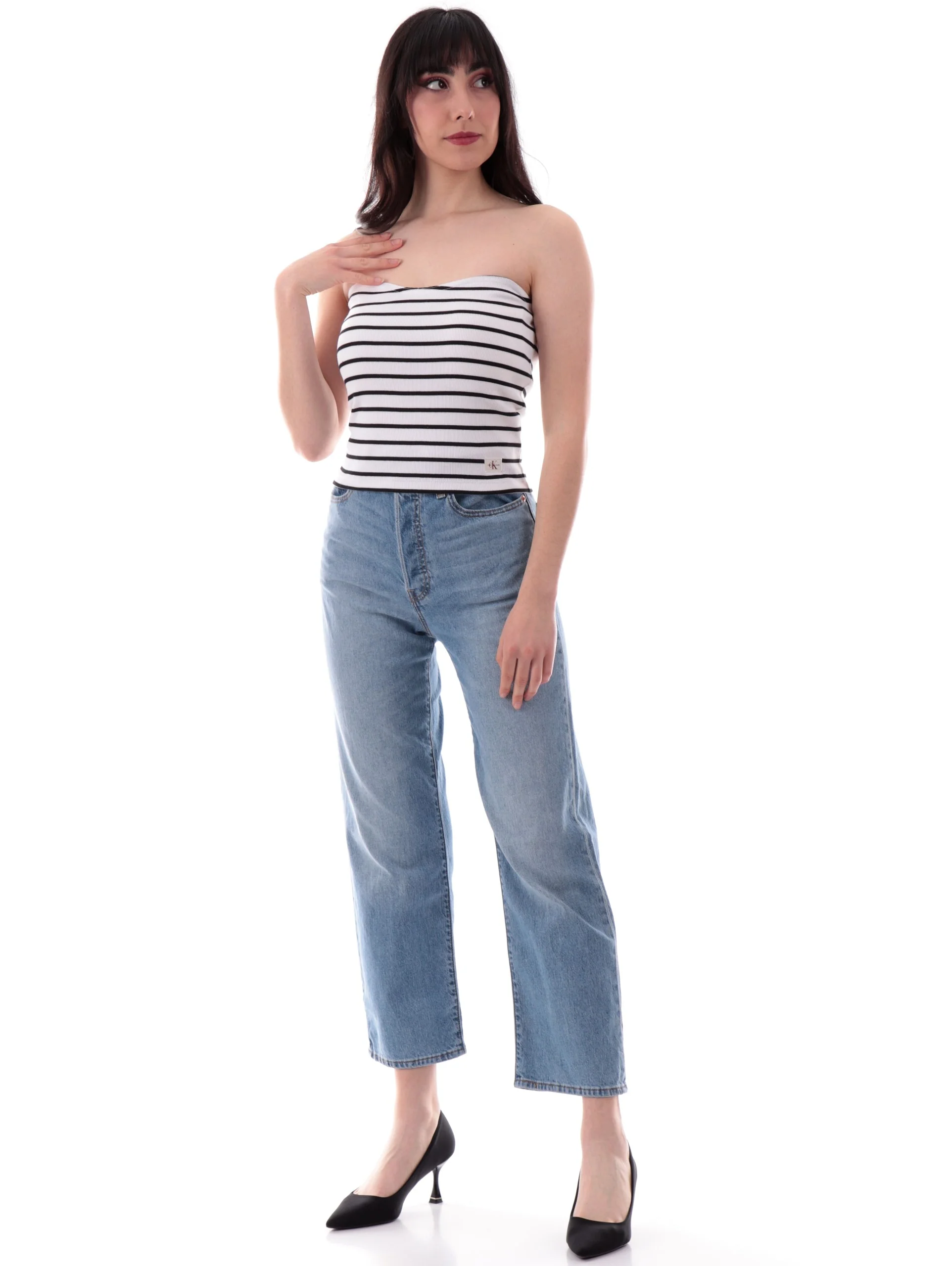 חולצת סטרפלס – תמונה 4