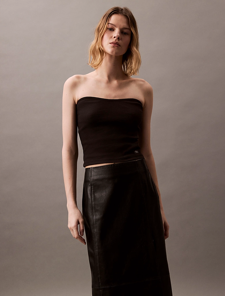 חולצת סטרפלס