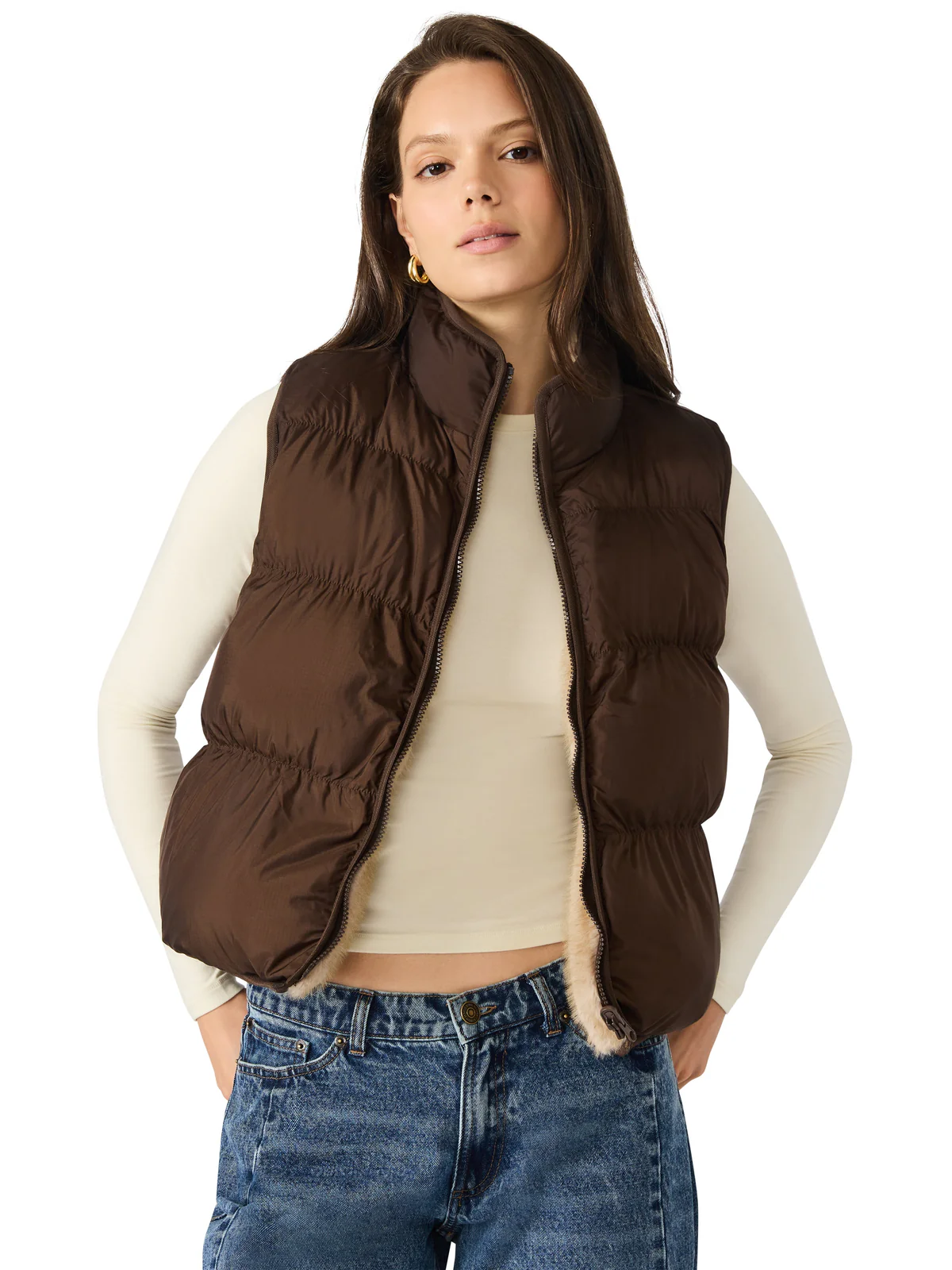 ג'קט ווסט דו צדדי