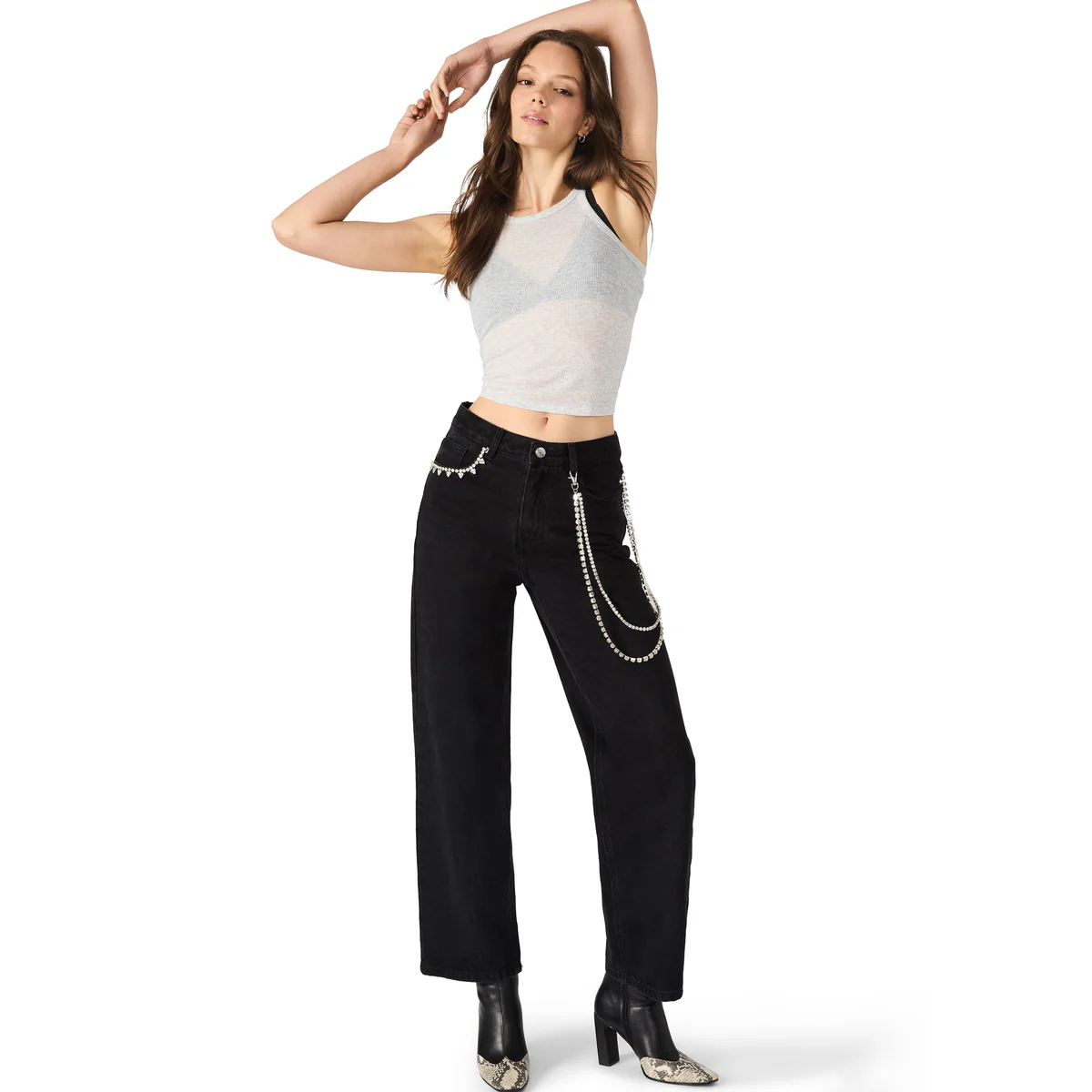 מכנס ג'ינס רחב – תמונה 6