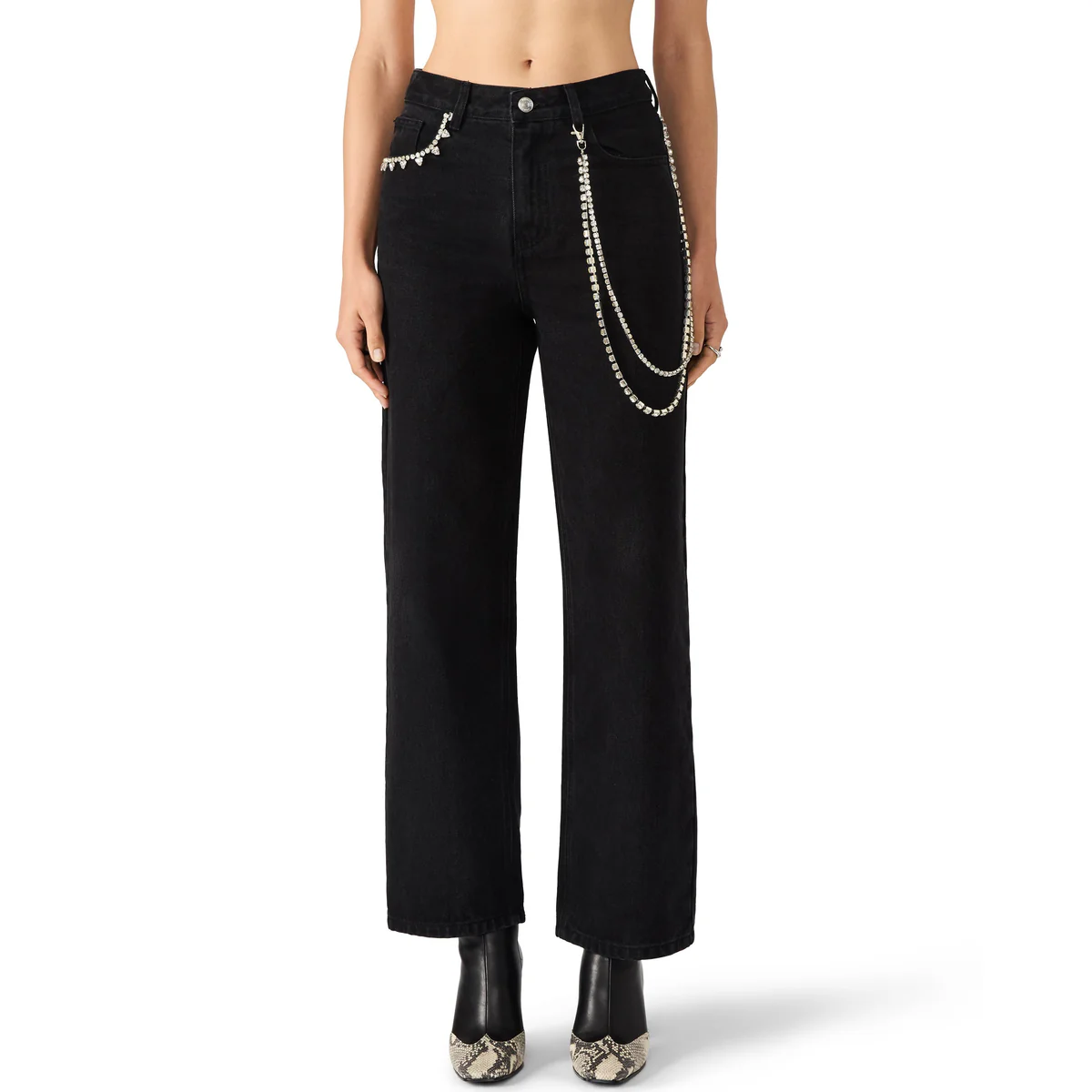 מכנס ג'ינס רחב